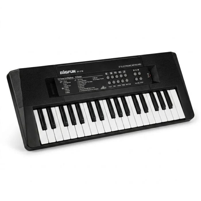 BigFun 37 Keys Electronic Keyboard Piano with Microphone for Kids - Thumbnail